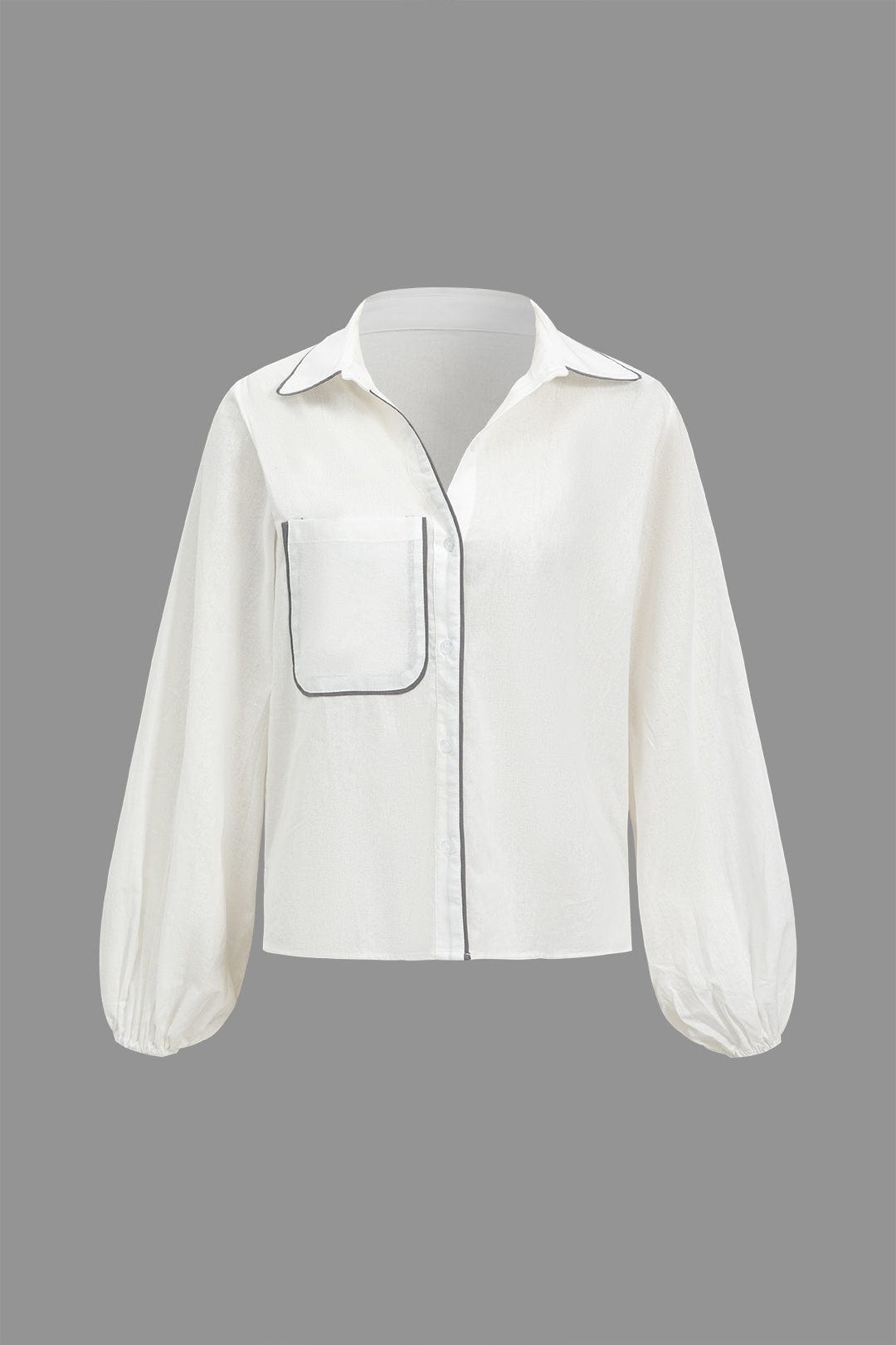 Damen Zweiteiler-Set Elegantes Kontrastdetails