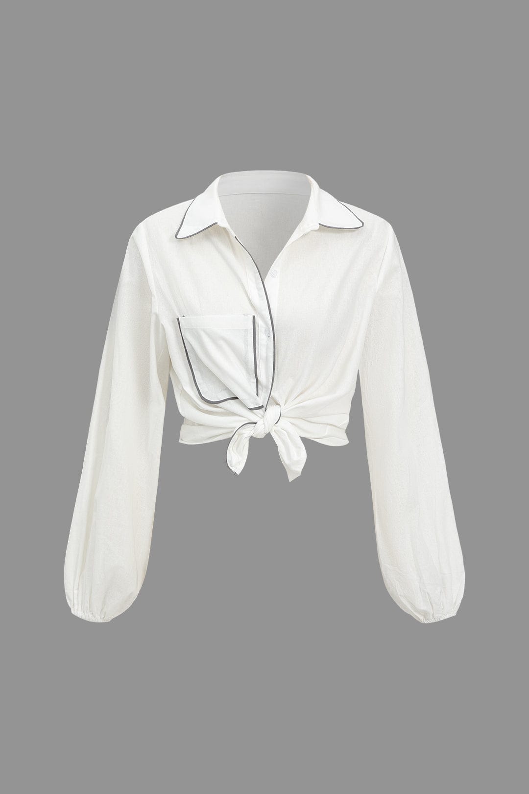 Damen Zweiteiler-Set Elegantes Kontrastdetails