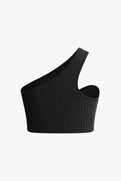 Damen Asymmetrisches Zweiteiler-Set Cut-Out-Details