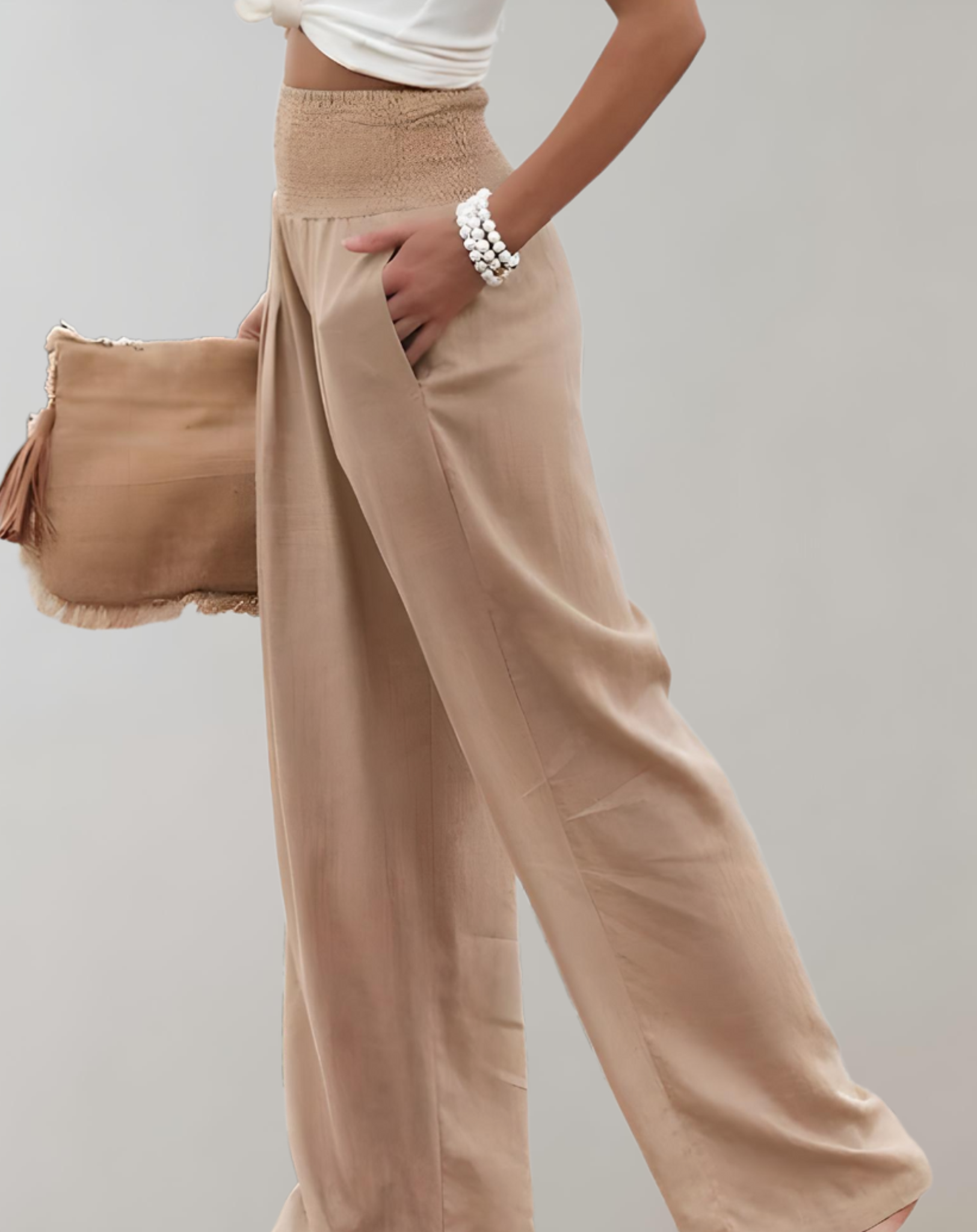 Norvielle Damenhohe Taille Flairhose - Norvielle