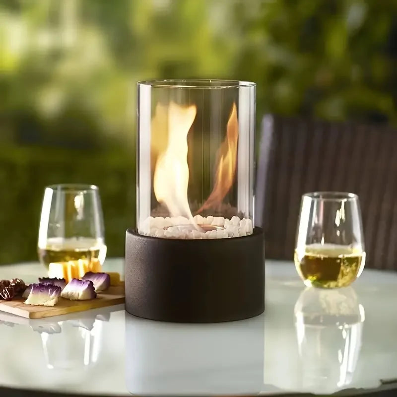 Glaszylinder Ethanol Tischfeuerstelle