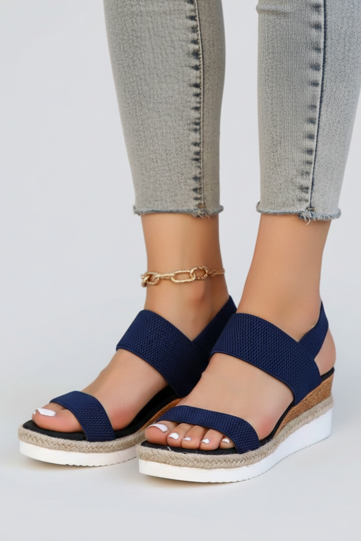 Damen Sandalen Erhöhte Sohle Stretch-Passform