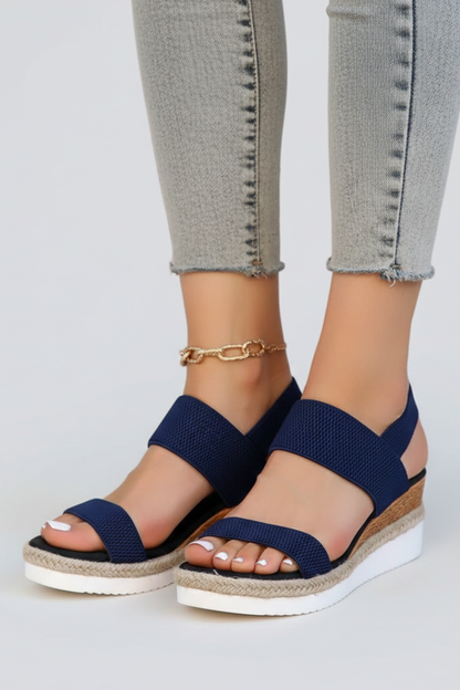 Damen Sandalen Erhöhte Sohle Stretch-Passform