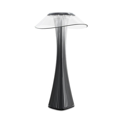 Kristall LED Tischlampe Kabellos Touch Dimmer Farbwechsel