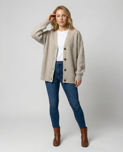 Kaschmir Strickjacke Damen Stilvolle