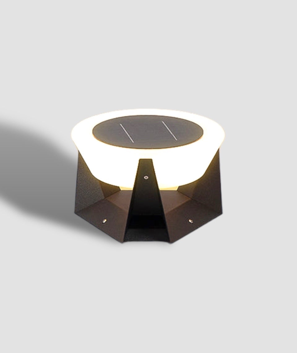 Solar LED Außenlampe Geometrisches Design