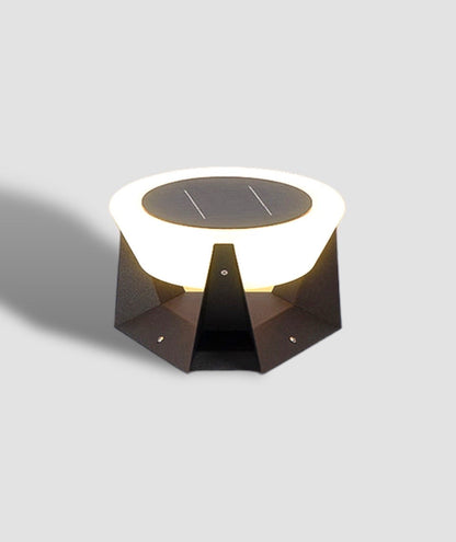 Solar LED Außenlampe Geometrisches Design