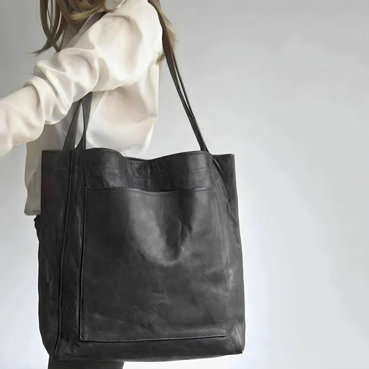 Damen Handtasche Groß Leder - Norvielle