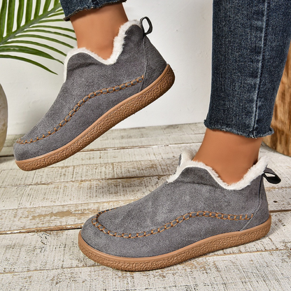 Damen Winter-Slipper Fleece Rutschfest