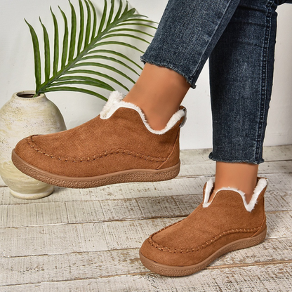 Damen Winter-Slipper Fleece Rutschfest