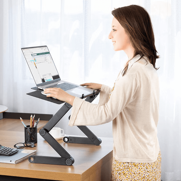 Laptop-Ständer Ergonomisch Höhenverstellbar für Gesunde Haltung - Norvielle