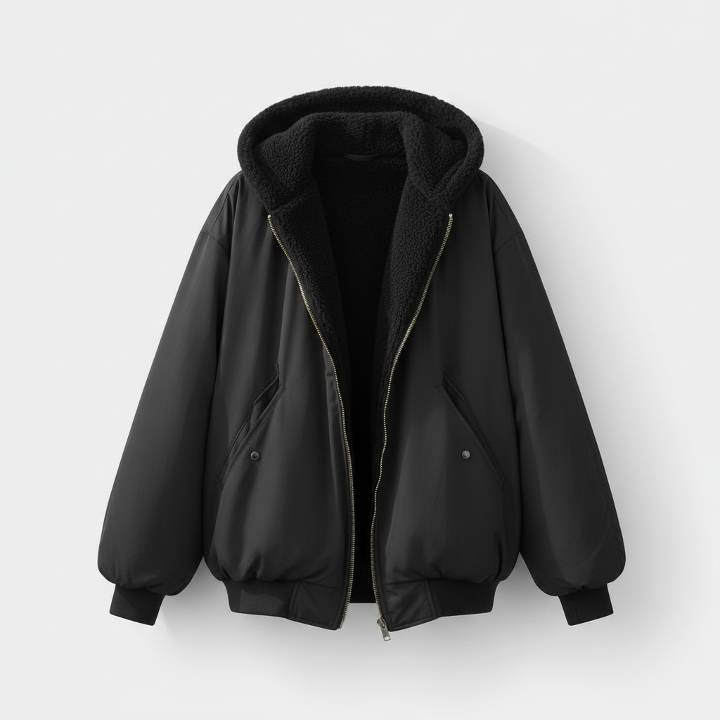 Damen Oversized Winterjacke Komfort