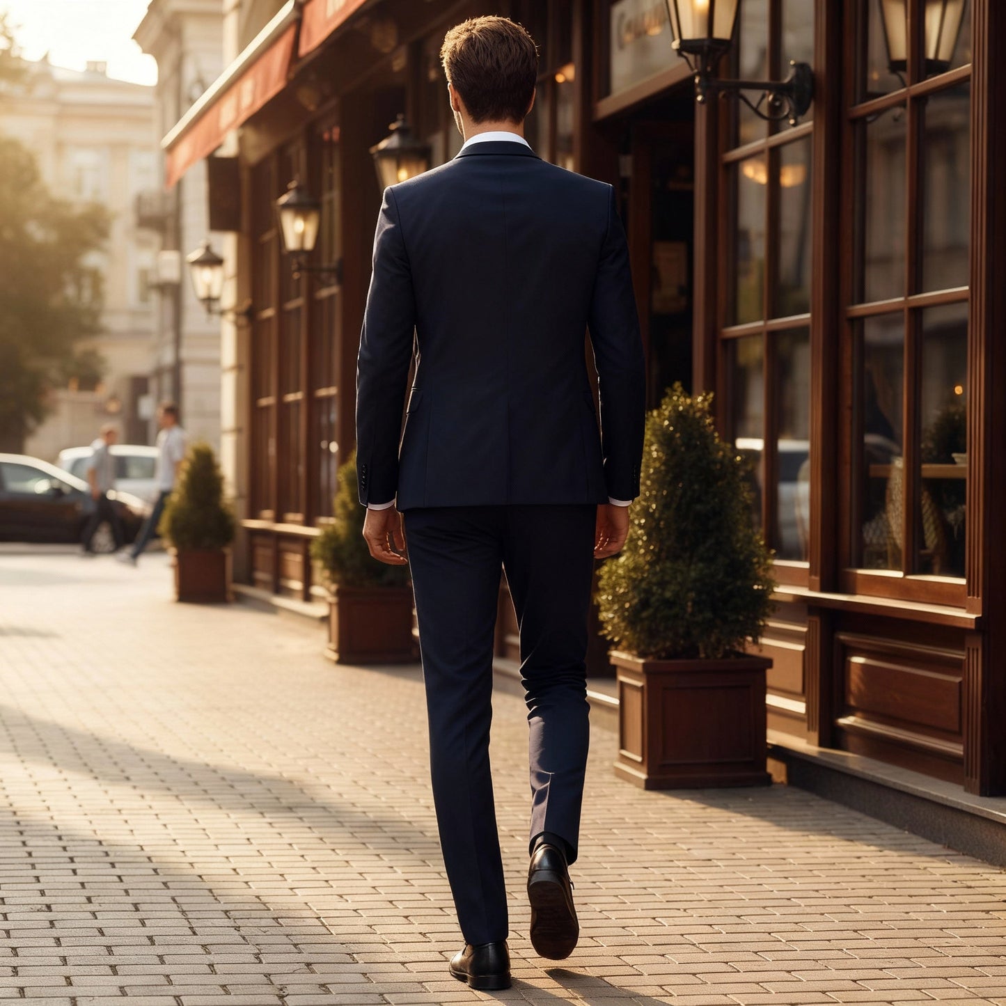 Norvielle Herren Anzug Elegant Bequem