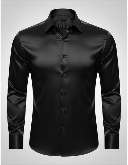 Herren Seidenhemd Elegantes