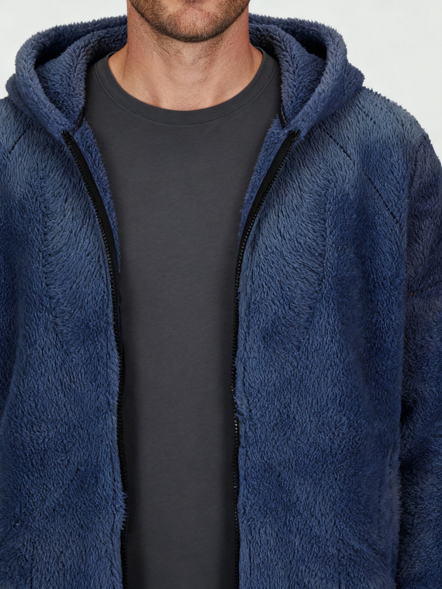Herren Fleece Winterjacke