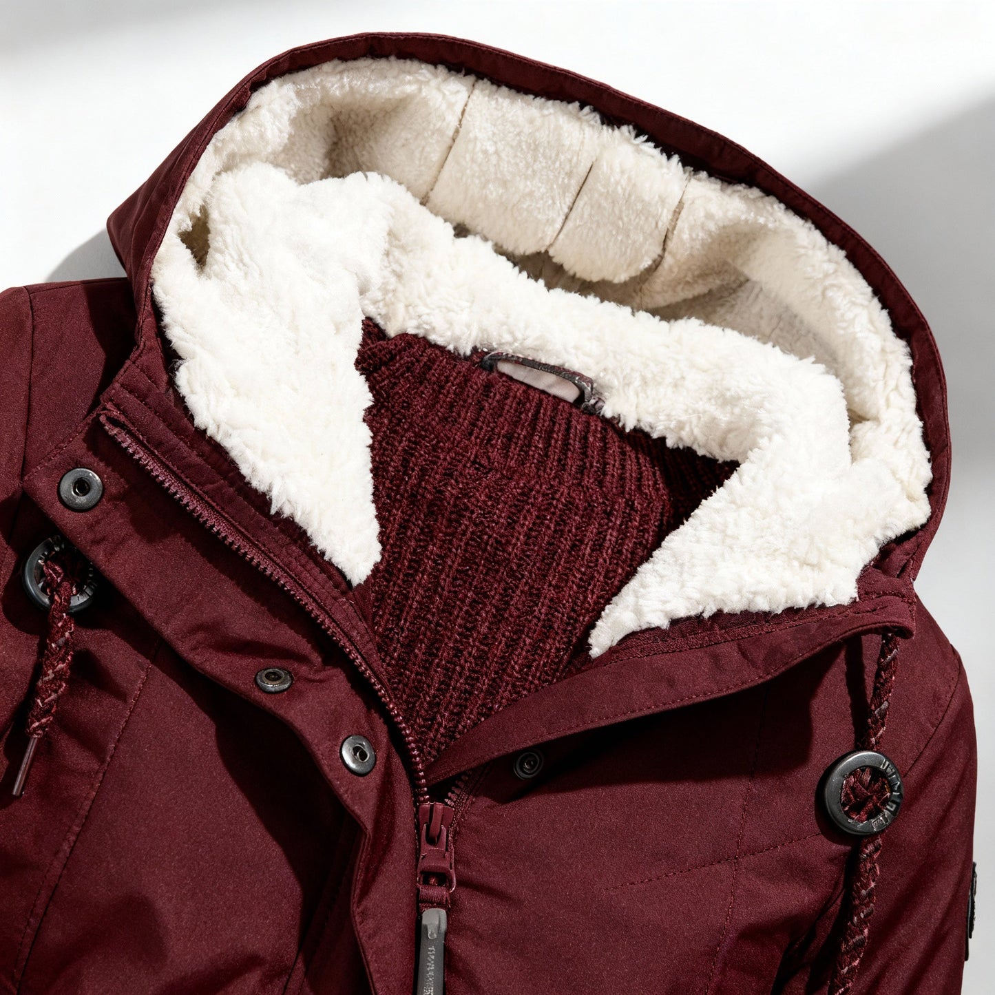 Damen Jacke Mittellang Körpernah