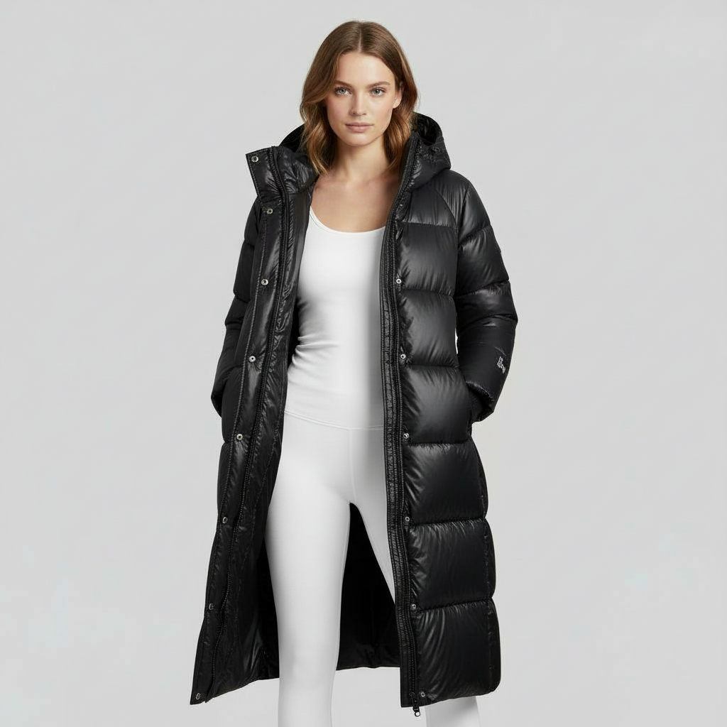 Warme Daunen Winterjacke Wasserdicht Komfort - Norvielle