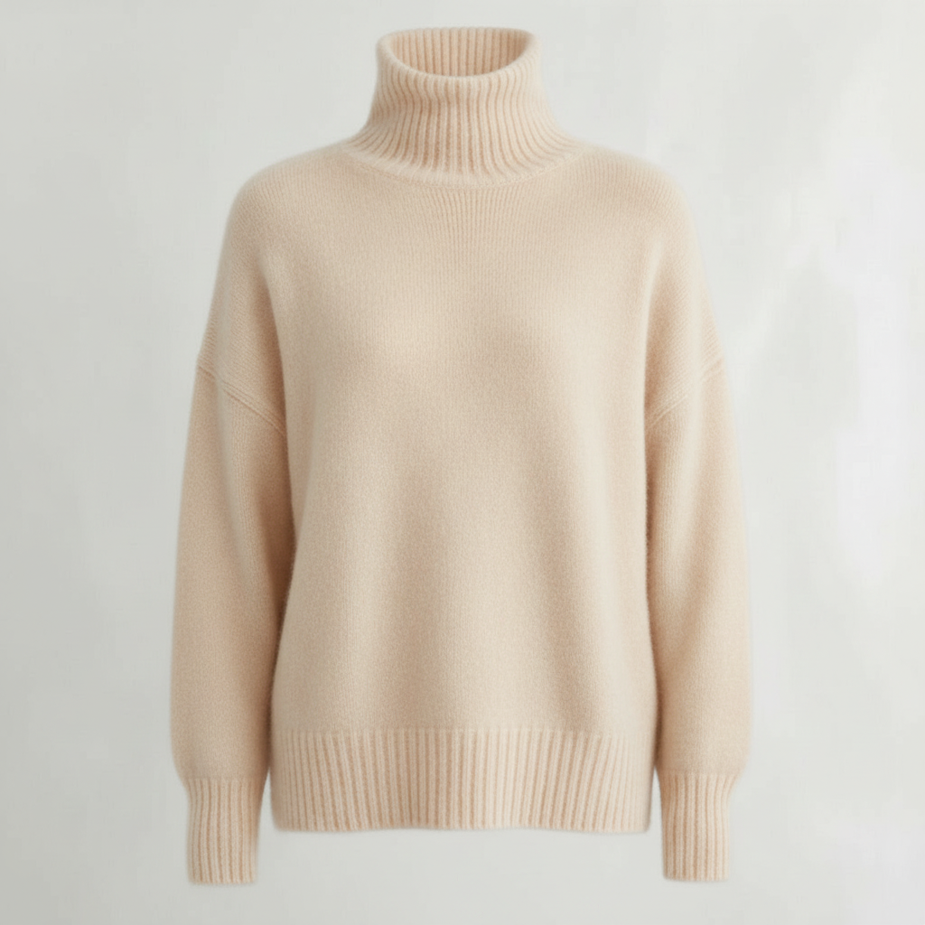 Damen Rollkragenpullover Komfort
