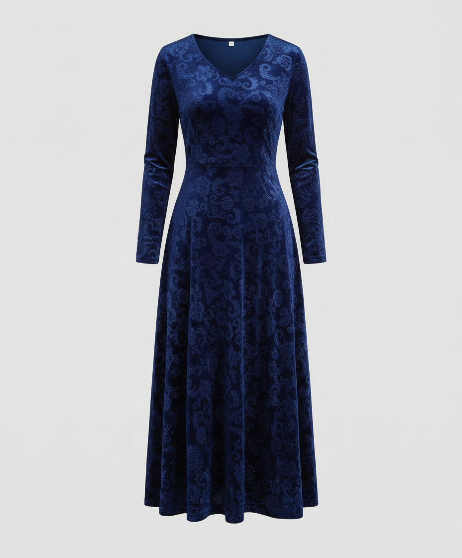 Figurformendes Ausgestelltes Damenkleid