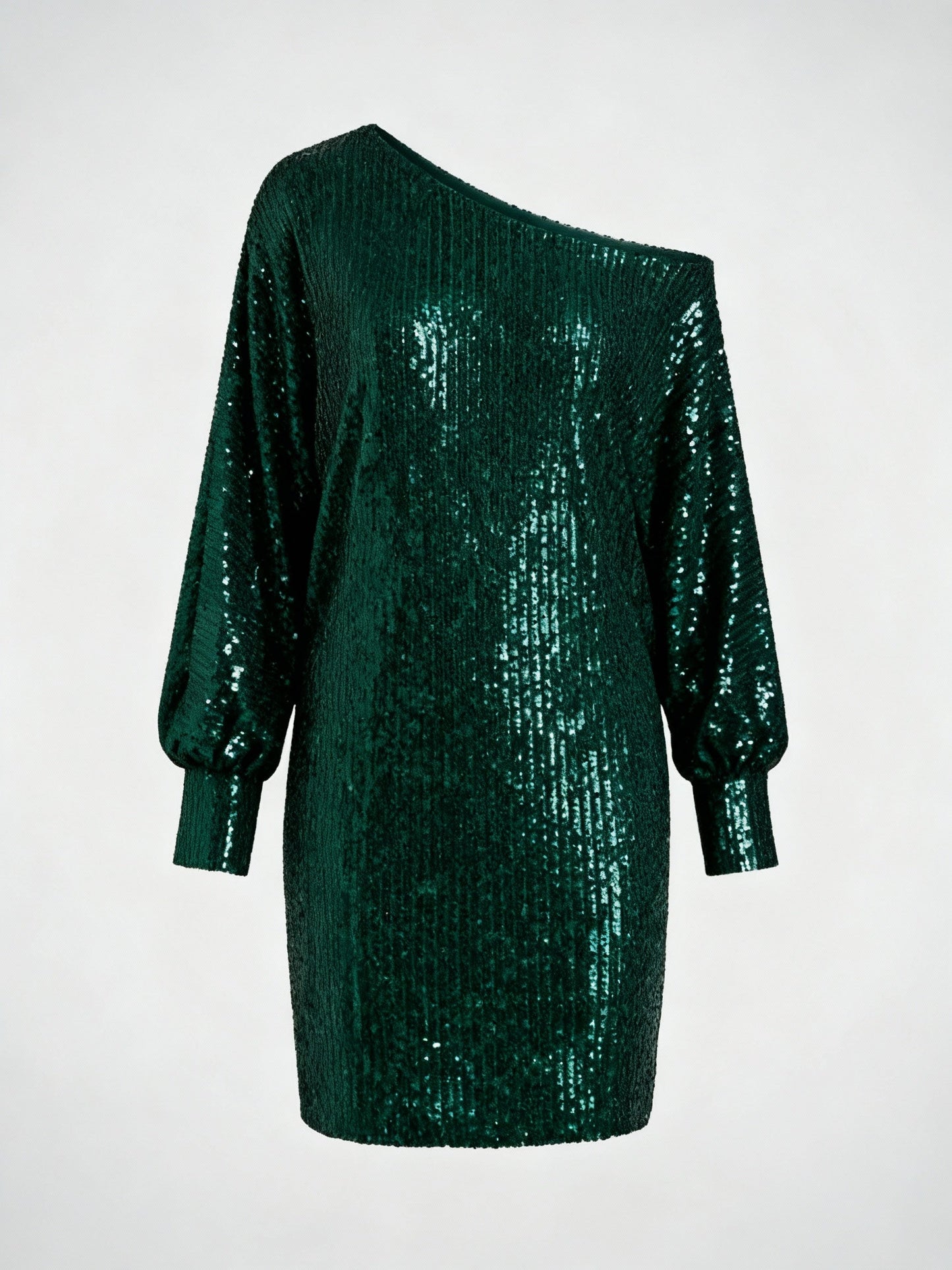 Damen Paillettenkleid Kontrast Norvielle