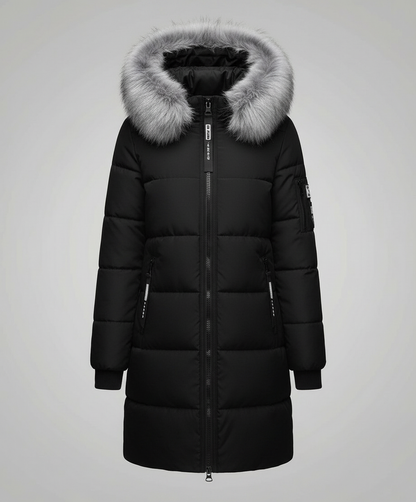 Damen Puffermantel Winddicht Warm