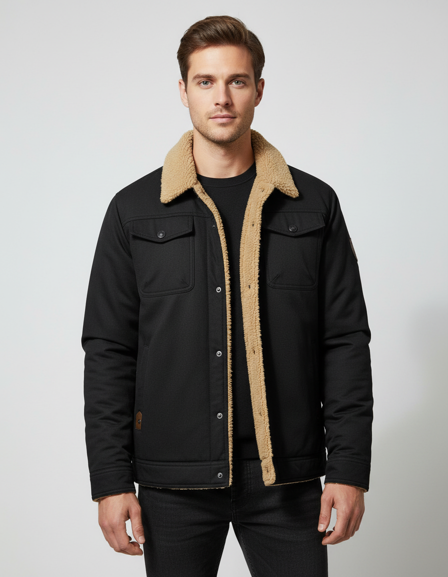 Herren Winter-Bomberjacke Leicht - Norvielle