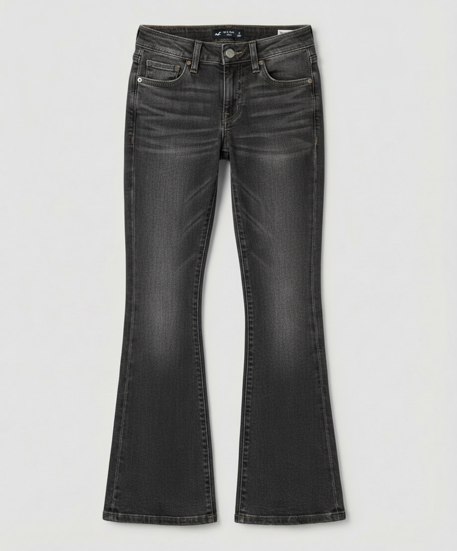 Damen Flared Jeans Lässig