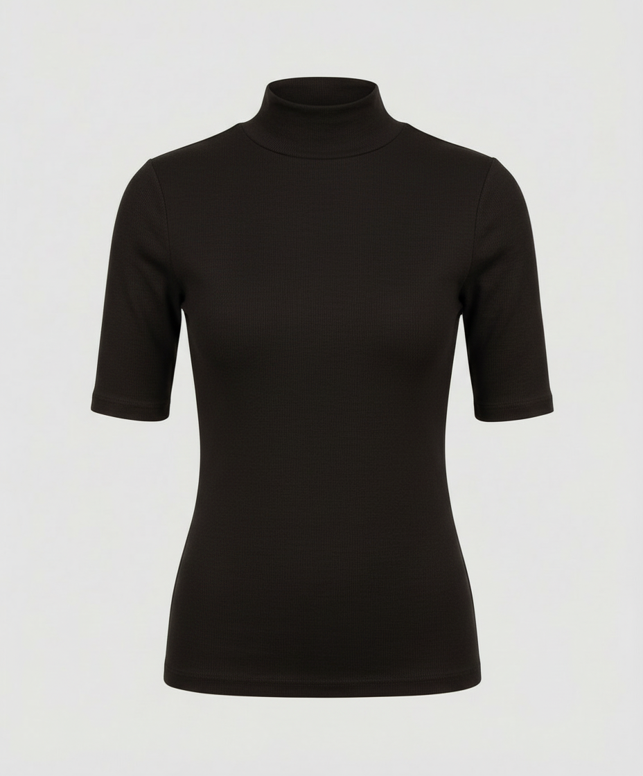 Damen Rollkragenpullover Feinstrick Nahtlos