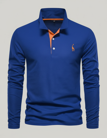Herren Poloshirt Atmungsaktives Baumwoll Weiß