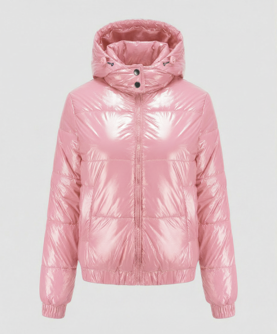Damen Steppjacke Hochglanz