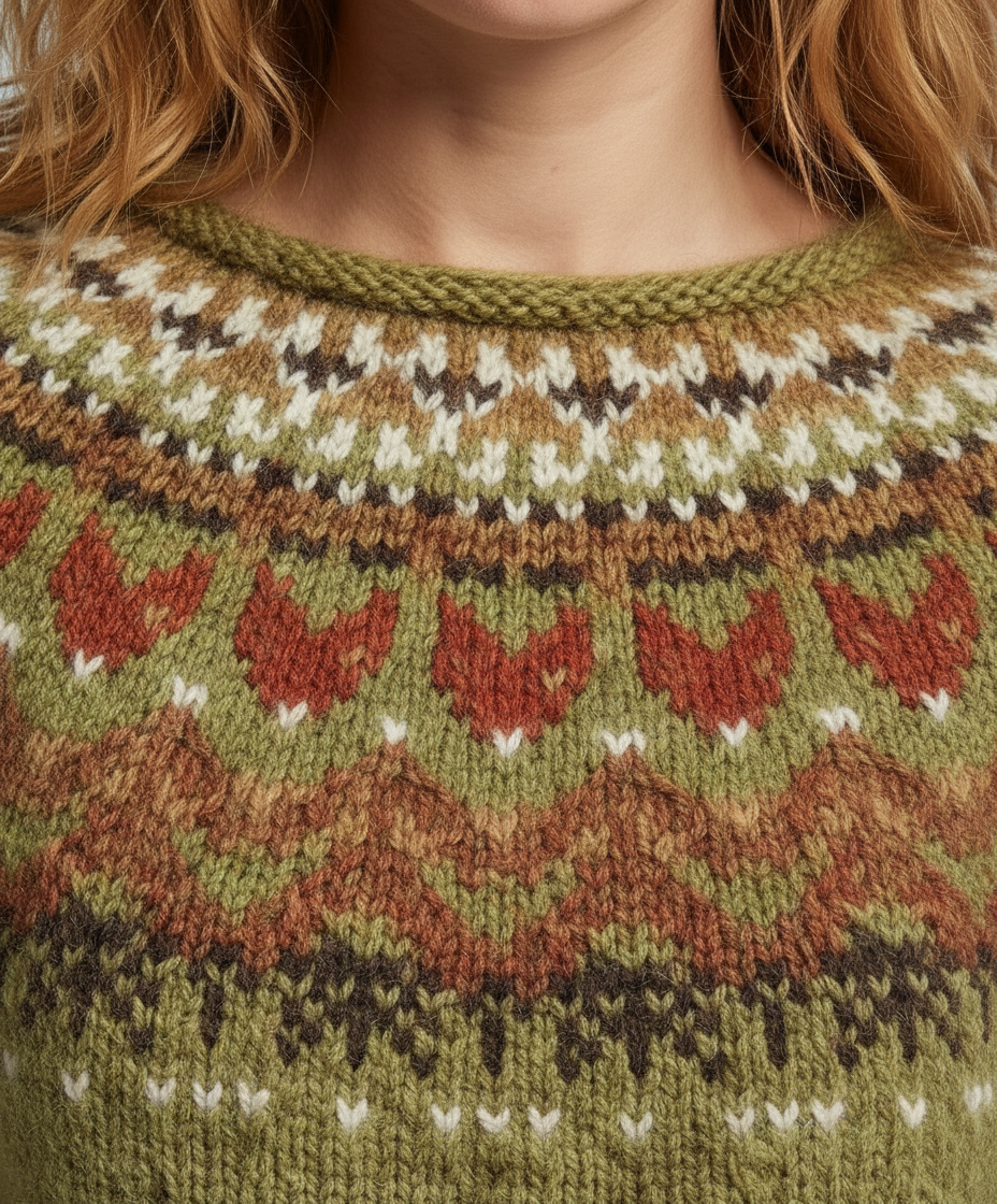 Damen Winterpullover Kuschelfleece Weich Beige