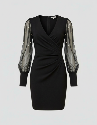 Damen Spitzen Cocktailkleid Festlich