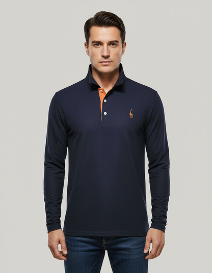 Herren Poloshirt Atmungsaktives Baumwoll Weiß - Norvielle