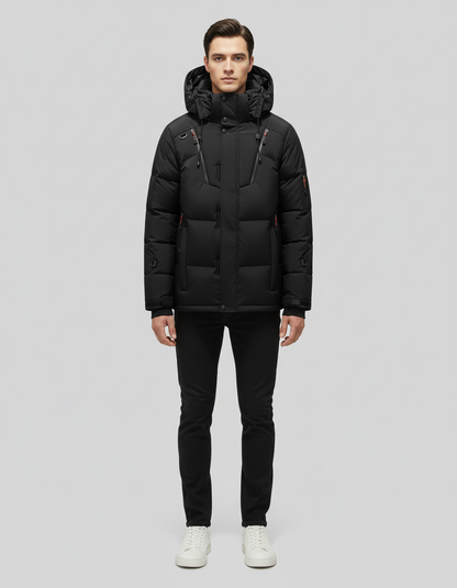 Herren Daunenjacke Elegantes Design