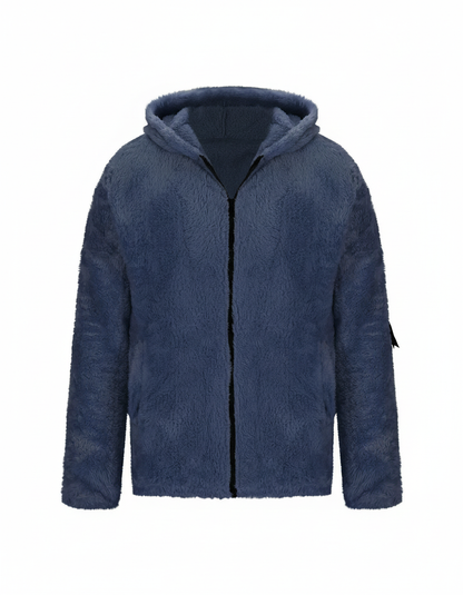 Herren Fleece Winterjacke