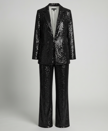 Damen Blazeranzug Glitzernd Elegant
