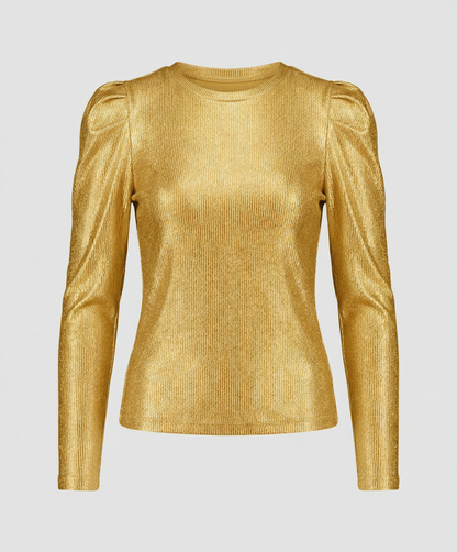 Damen Oberteil Glitzer