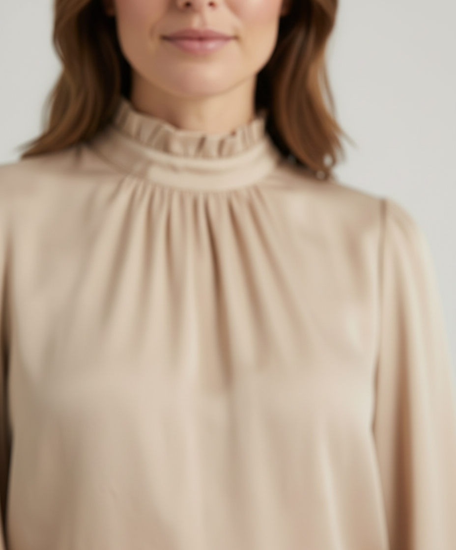 Damen Langarmtop Herbst Farben