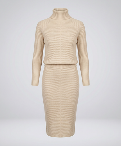 Damen Strickkleid Gemütlich