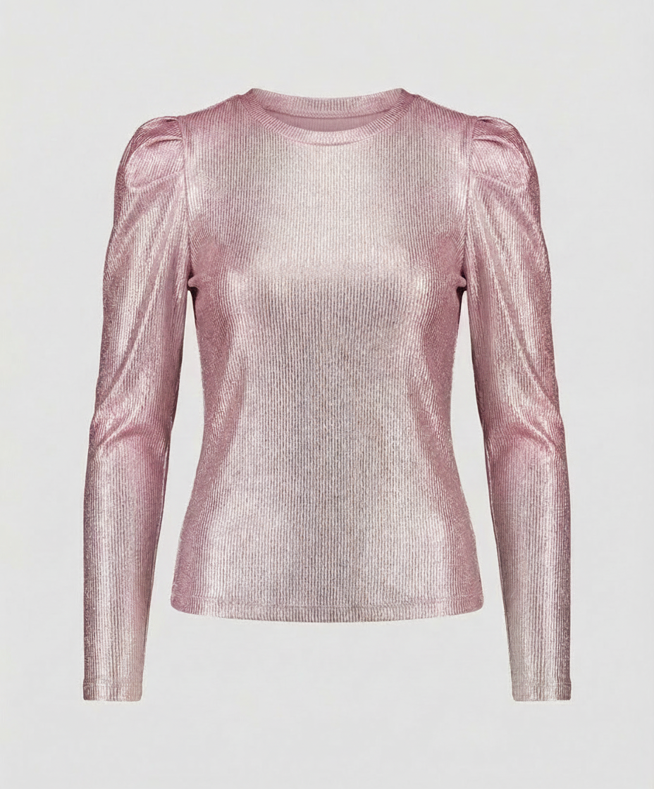 Damen Oberteil Glitzer