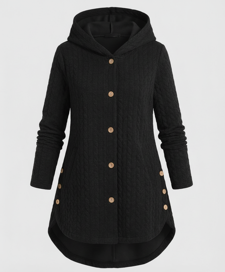 Damen Winterjacke Rotwein isoliert
