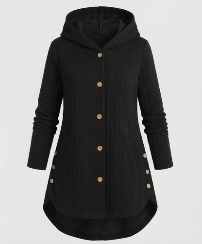 Damen Winterjacke Rotwein isoliert