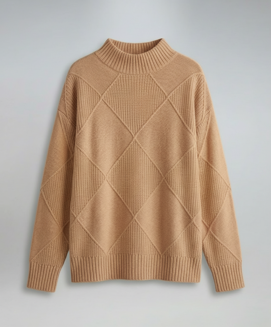 Damen Kaschmir Rollkragenpullover Weich