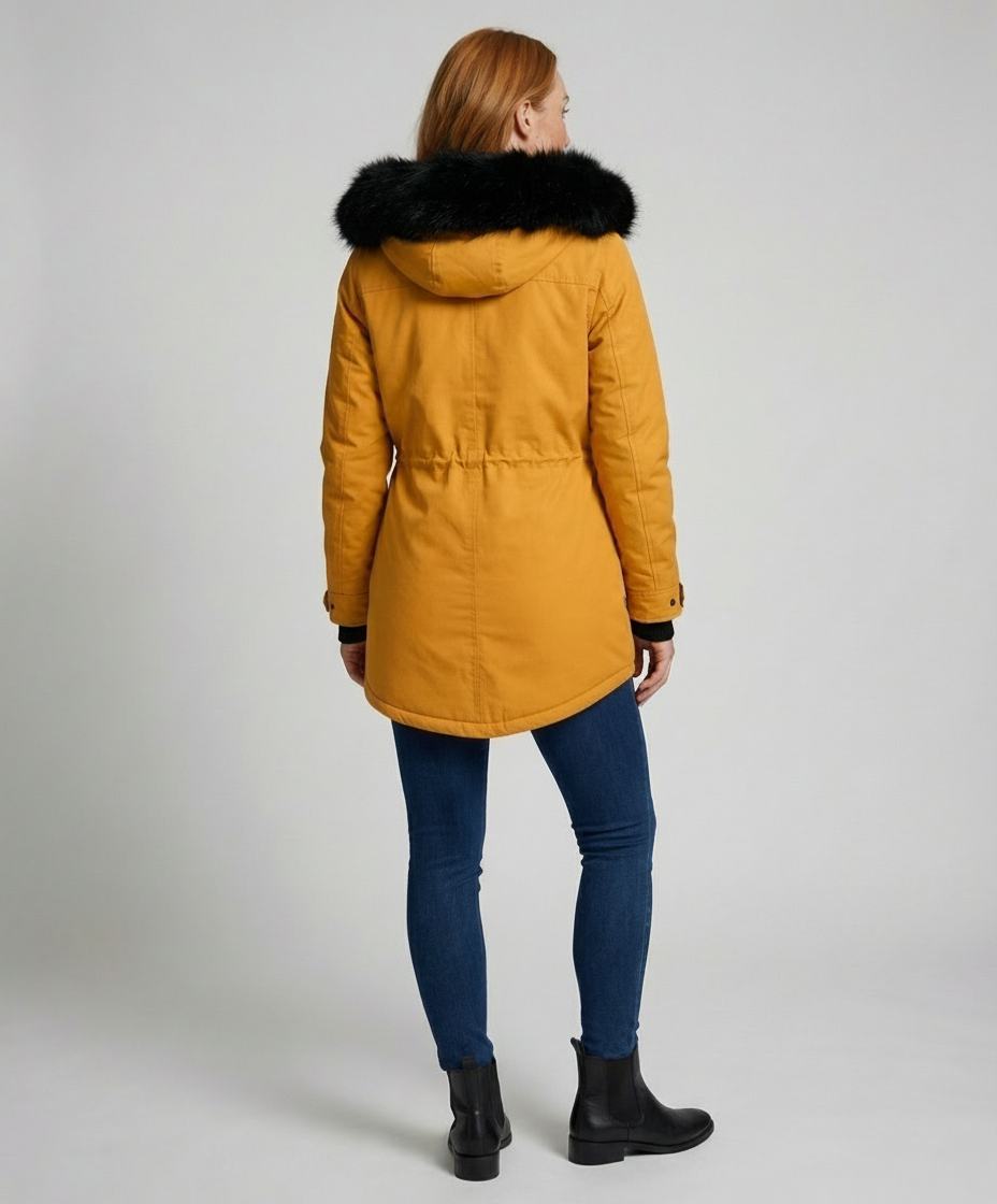Damen Winterjacke Wasserdicht mit Kapuze