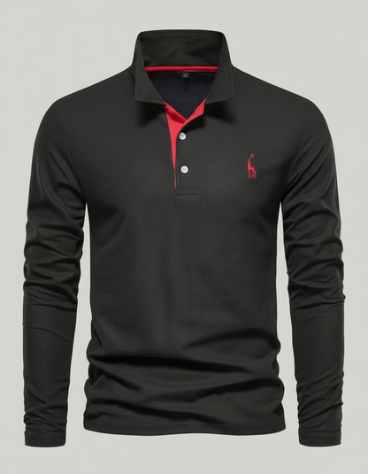Herren Poloshirt Atmungsaktives Baumwoll Weiß