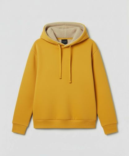 Damen Fleece-Hoodie Warm Kuschelig Grau