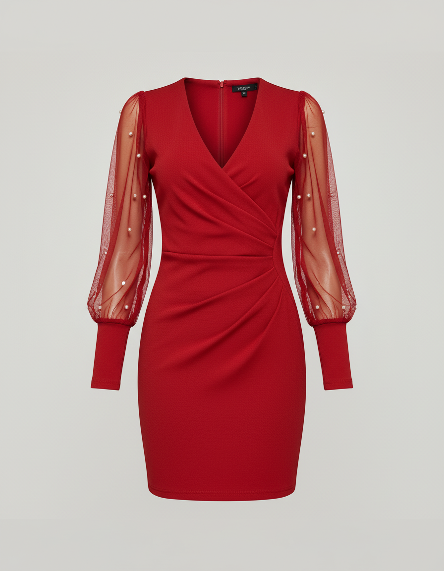 Damen Spitzen Cocktailkleid Festlich