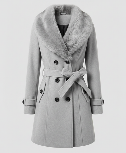 Damen Pelzmantel Elegantes Design