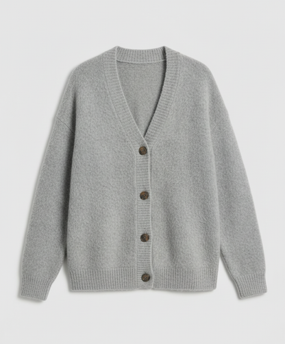 Damen Mohair Strickjacke Kuschelig