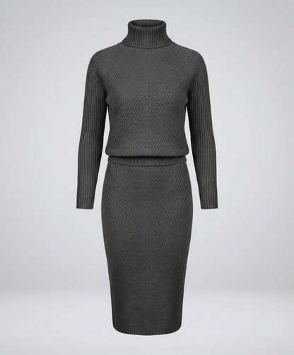 Damen Strickkleid Gemütlich